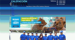 Desktop Screenshot of calefaccionurrutia.cl