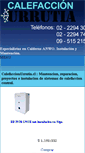 Mobile Screenshot of calefaccionurrutia.cl